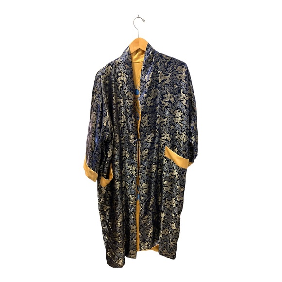 Silk kimono robe dragon design - Picture 6 of 6